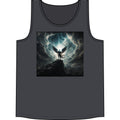 Angel of Thunder Graphic Tank Top — Dark Winged Warrior Concert Tee
