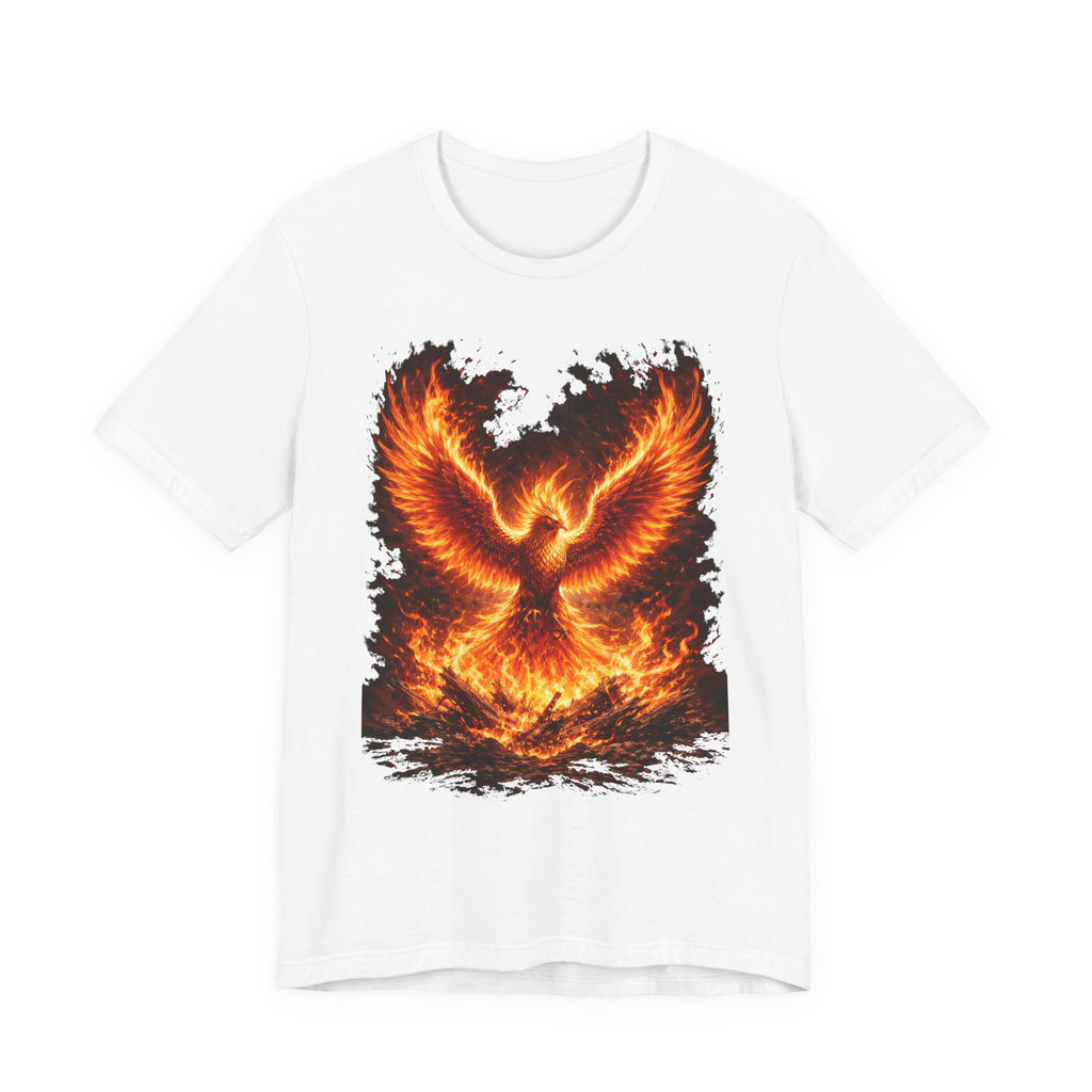 Phoenix Fire Graphic Tee — Rising Flame Mythical Bird T-Shirt