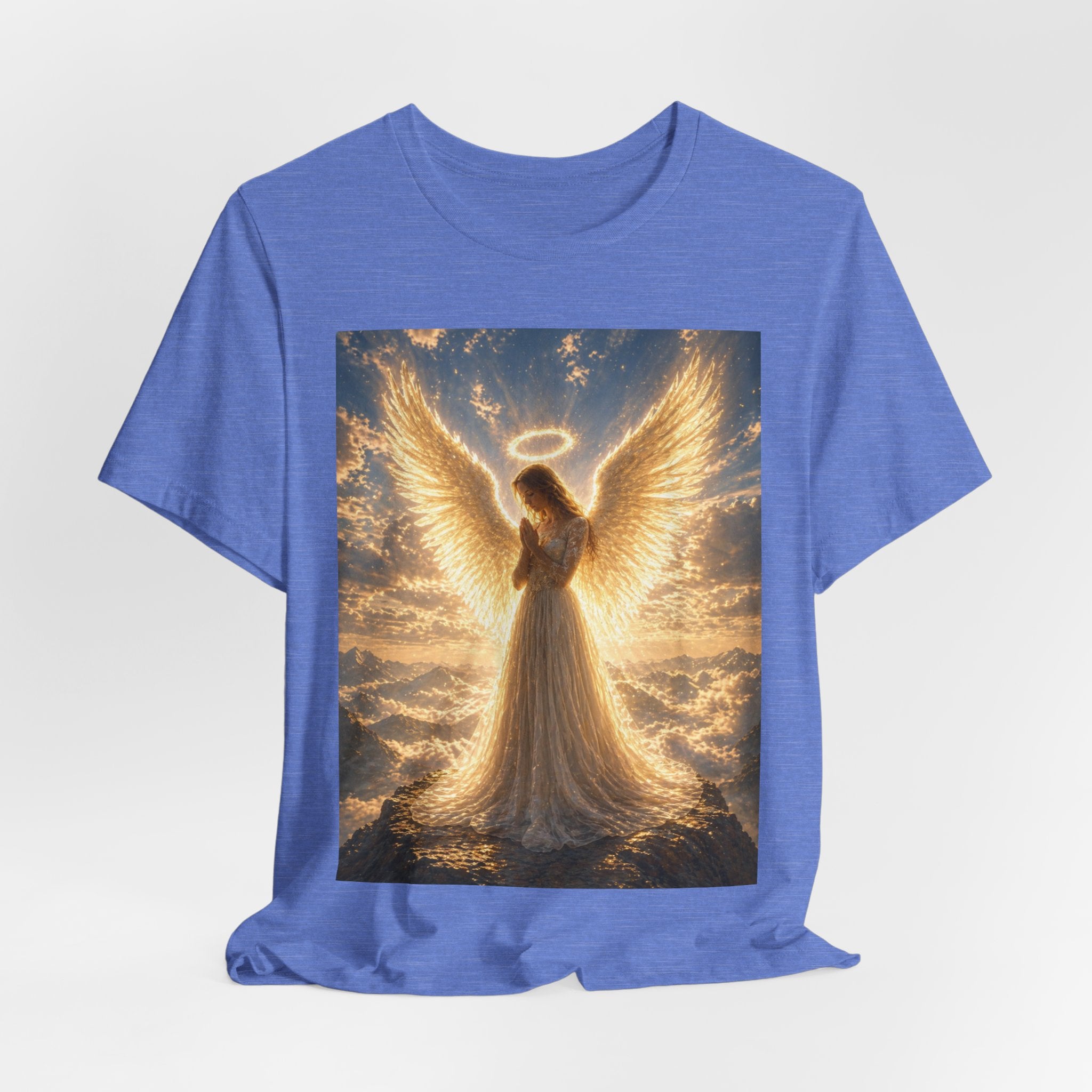Angle praying Unisex Jersey Short Sleeve Tee