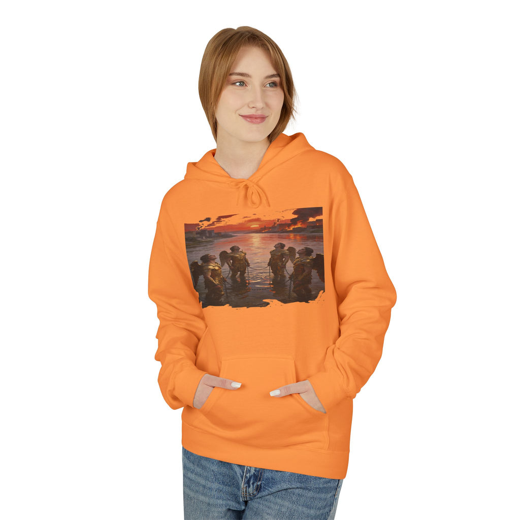 Revelation 9 reveals four fallen angels bound in the Euphrates River- Hoodie — Graphic