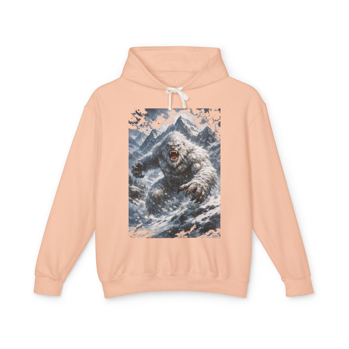 Yeti Storm Hoodie — Vintage Mountain Sasquatch Graphic Sweatshirt