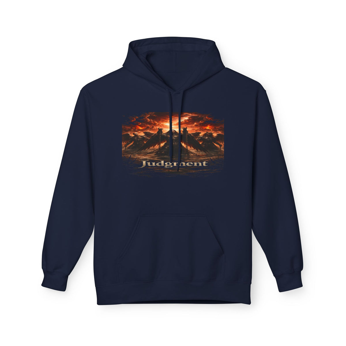 The black horse from Revelation 6:5-6! Graphic Hoodie