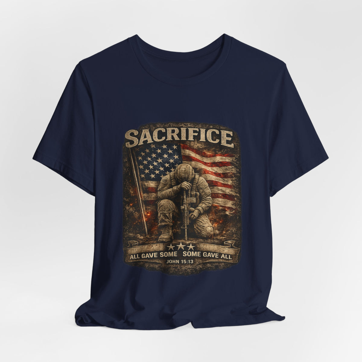 Veteran Sacrifice T-Shirt – 'All Gave Some, Some Gave All' Memorial Tee