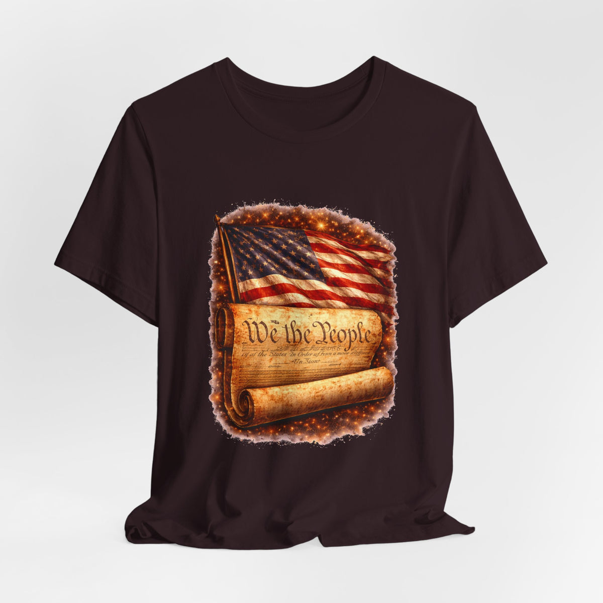 Patriotic 'We the People' T-Shirt — American Flag & Constitution Tee