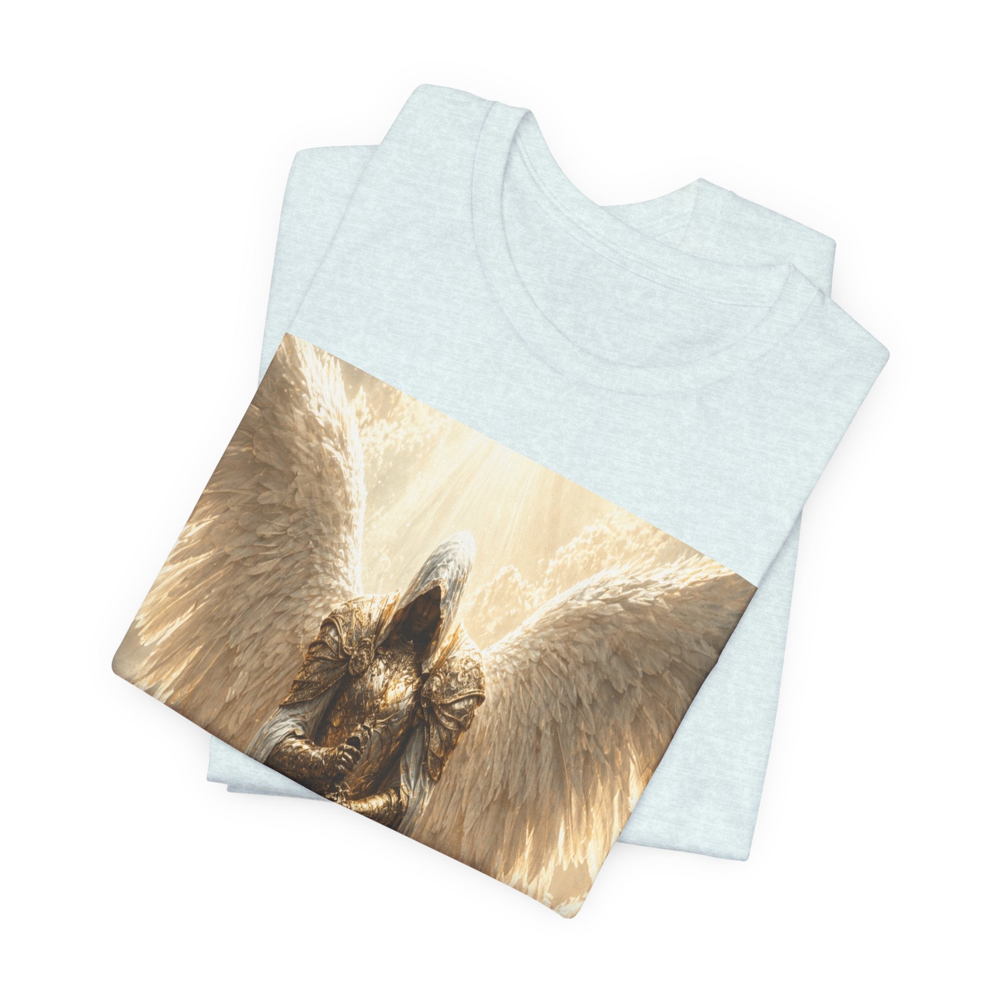 Guardian Angel Graphic Tee — Golden Archangel Design