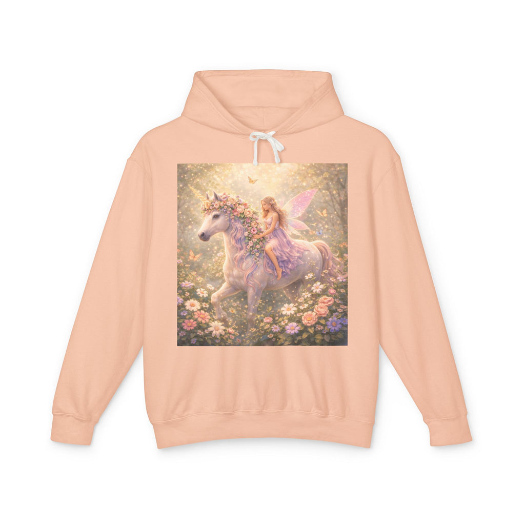 Fairy & Unicorn Hoodie — Whimsical Pastel Fantasy Pullover