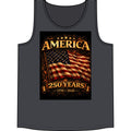 America 250 Years Tank - 1776-2026 Patriotic Flag Tank Top