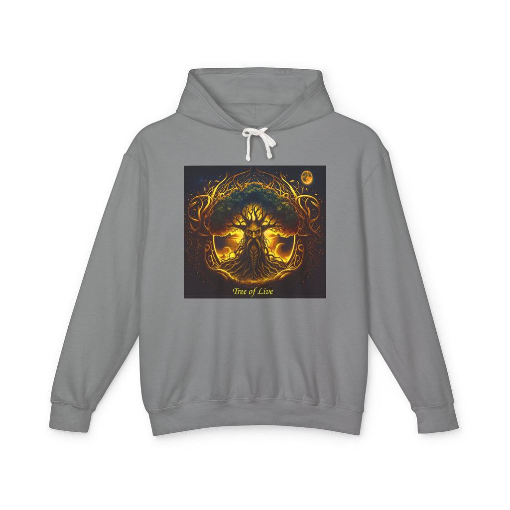 Tree of Life Hoodie — Golden Mythic Nature Pullover