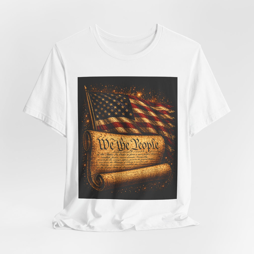 Patriotic "We the People" Constitution T-Shirt — American Flag Independence Day Tee
