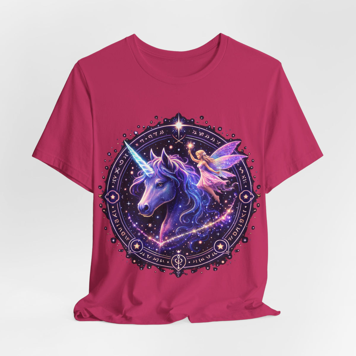 Unicorn & Fairy Galaxy Tee — Magical Fantasy Graphic T-Shirt