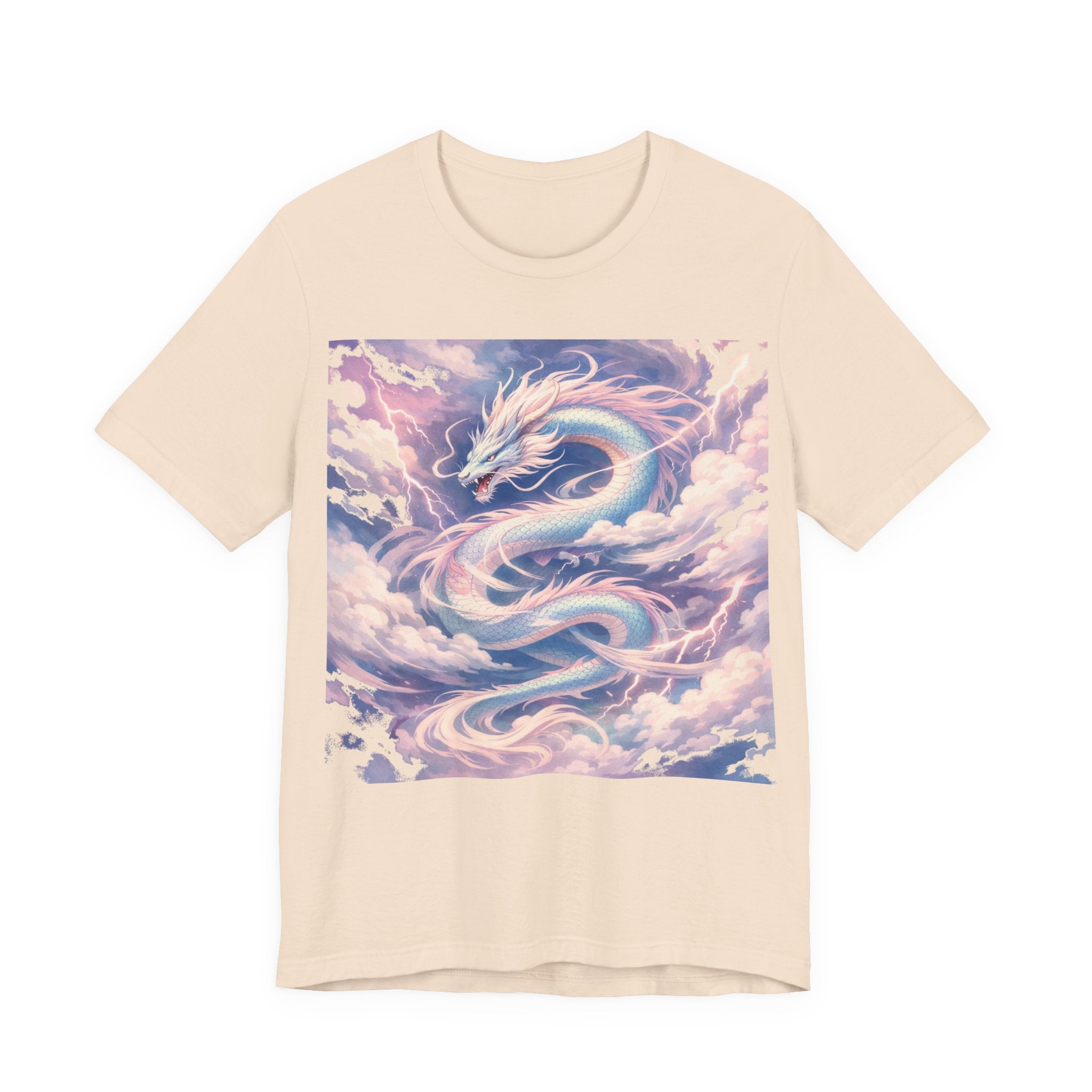 Pastel Sky Dragon T-Shirt — Ethereal Dragon Graphic Tee