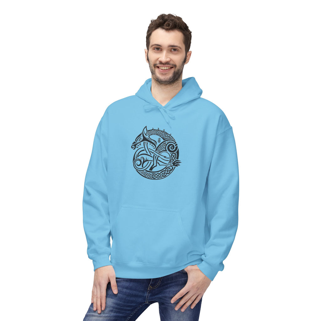 Celtic Wolf Knot Hoodie — The Wolf – A Symbol of Power, Destruction, and Loyalty