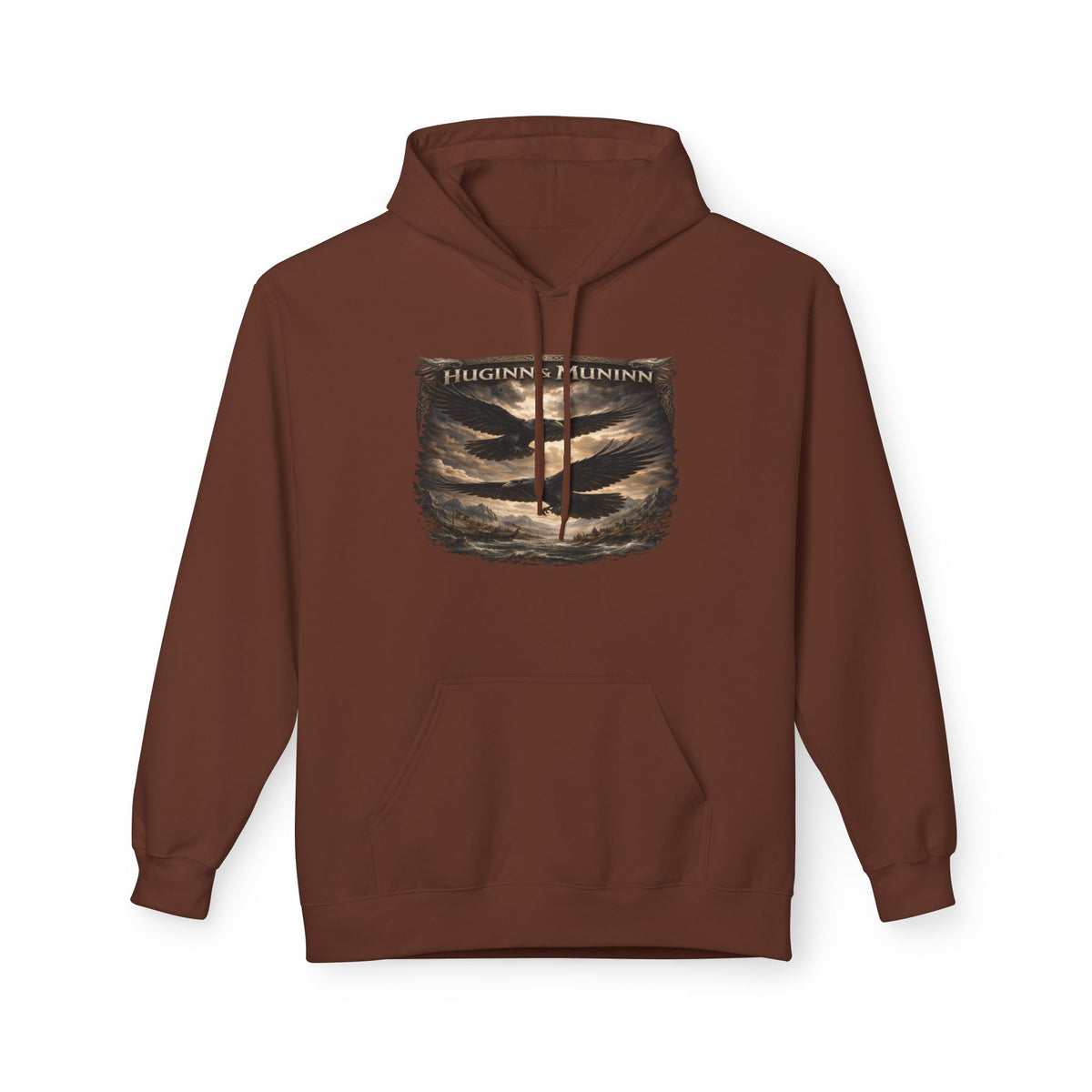 Huginn and Muninn – The Twin Ravens of Odin -cotton Pullover