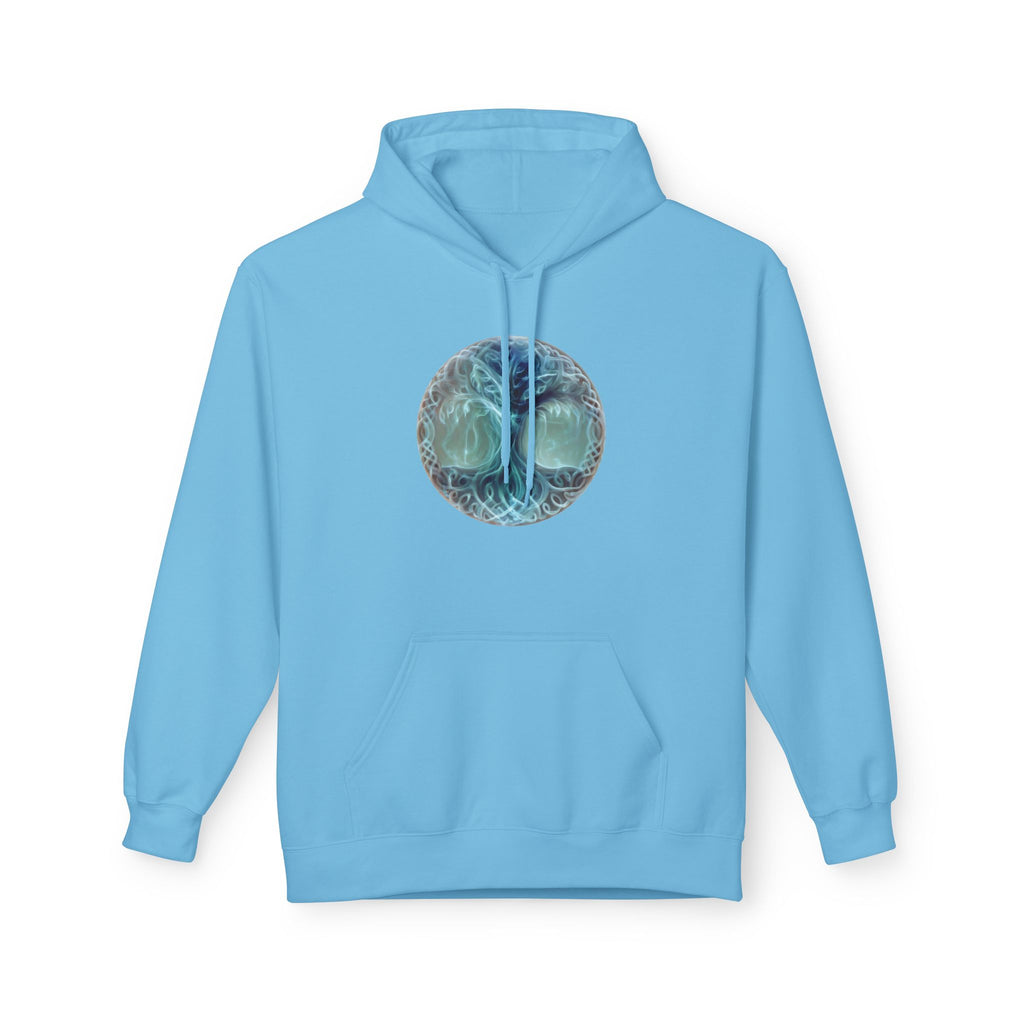 Yggdrasil tree of life-Cotton Hoodie — Ethereal Sea Skull Graphic Hoodie