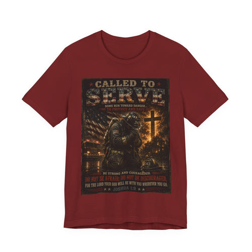 Called to Serve Graphic Tee — Military Christian Prayer T-Shirt