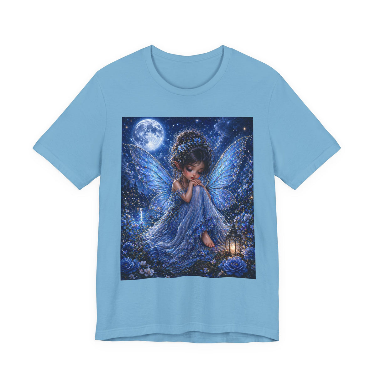 Blue Moon Fairy T-Shirt — Nighttime Fantasy Angel Tee