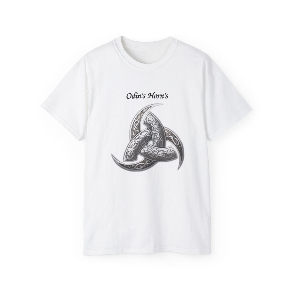Odin's Horns Viking Knot Cotton T-Shirt