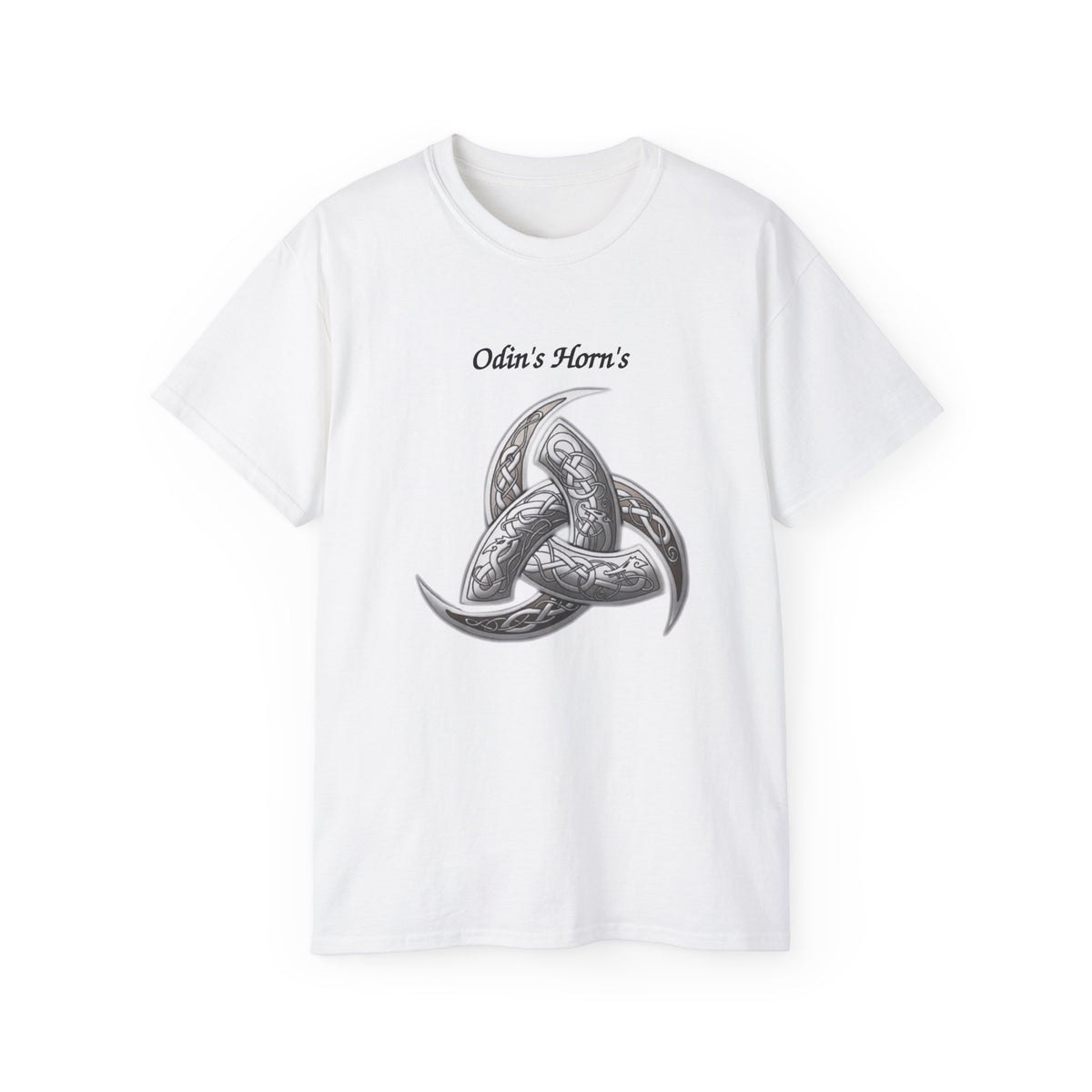 Odin's Horns Viking Knot Cotton T-Shirt