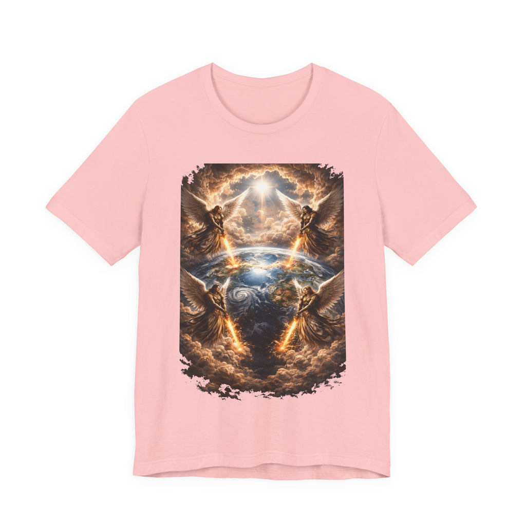 Revelation 7:1 T-Shirt — Heavenly Angel Wings Graphic Tee