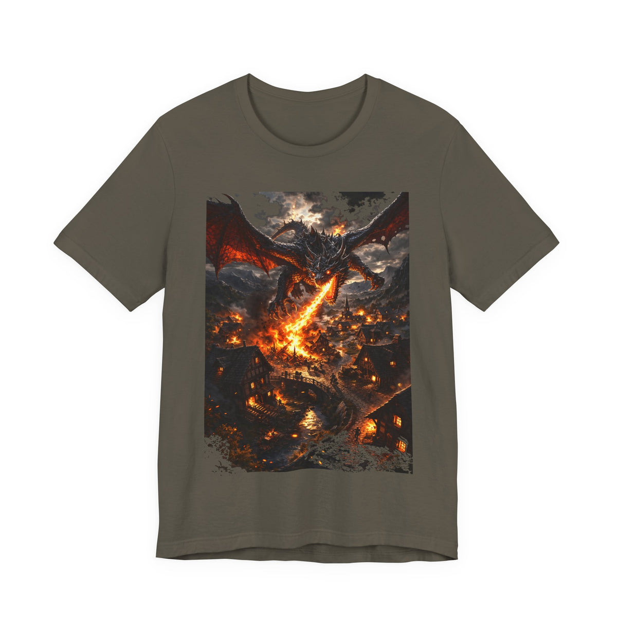 Dragon Fire T‑Shirt — Epic Fire‑Breathing Dragon Graphic Tee