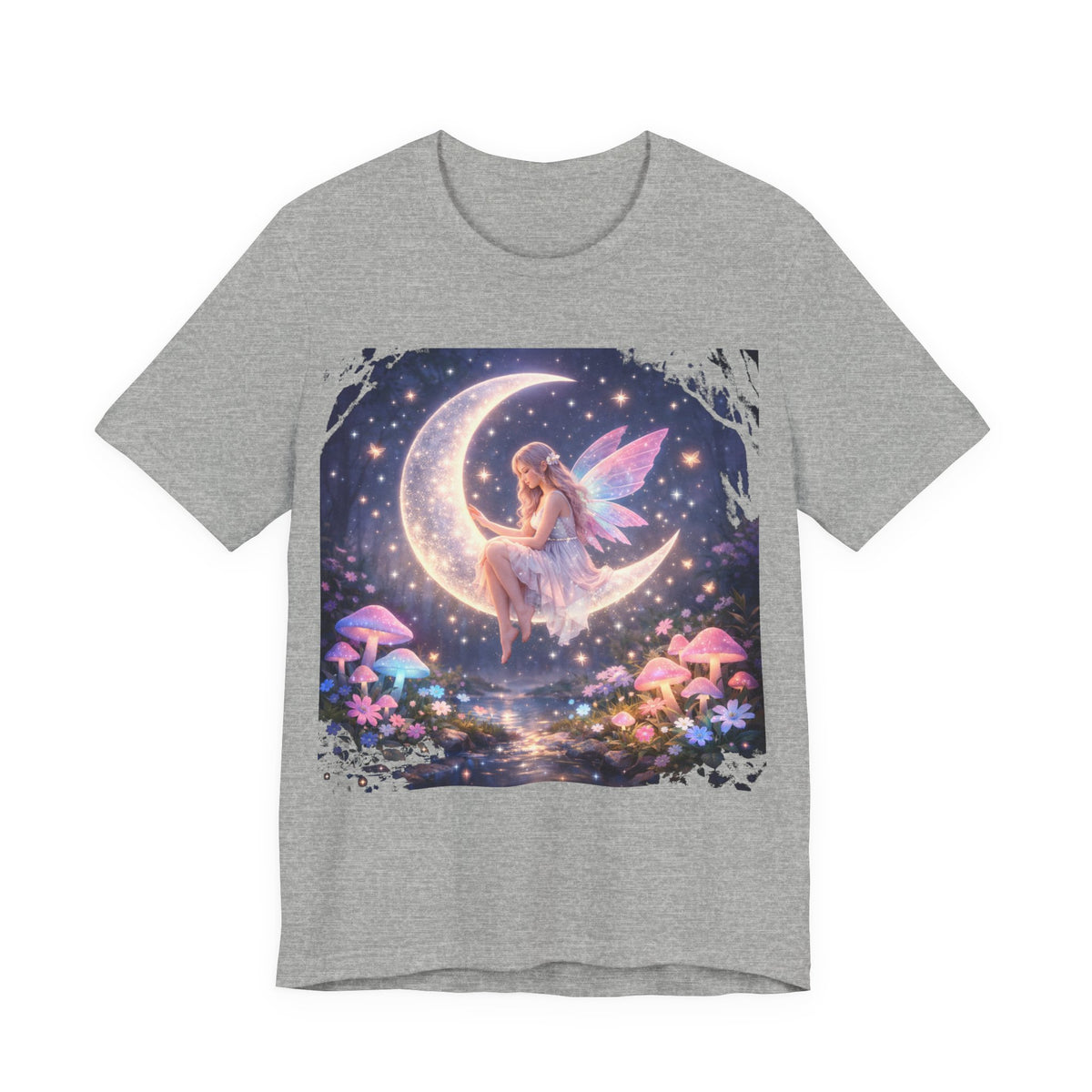 Fairy on the Moon T-Shirt — Magical Night Garden Fairy Tee