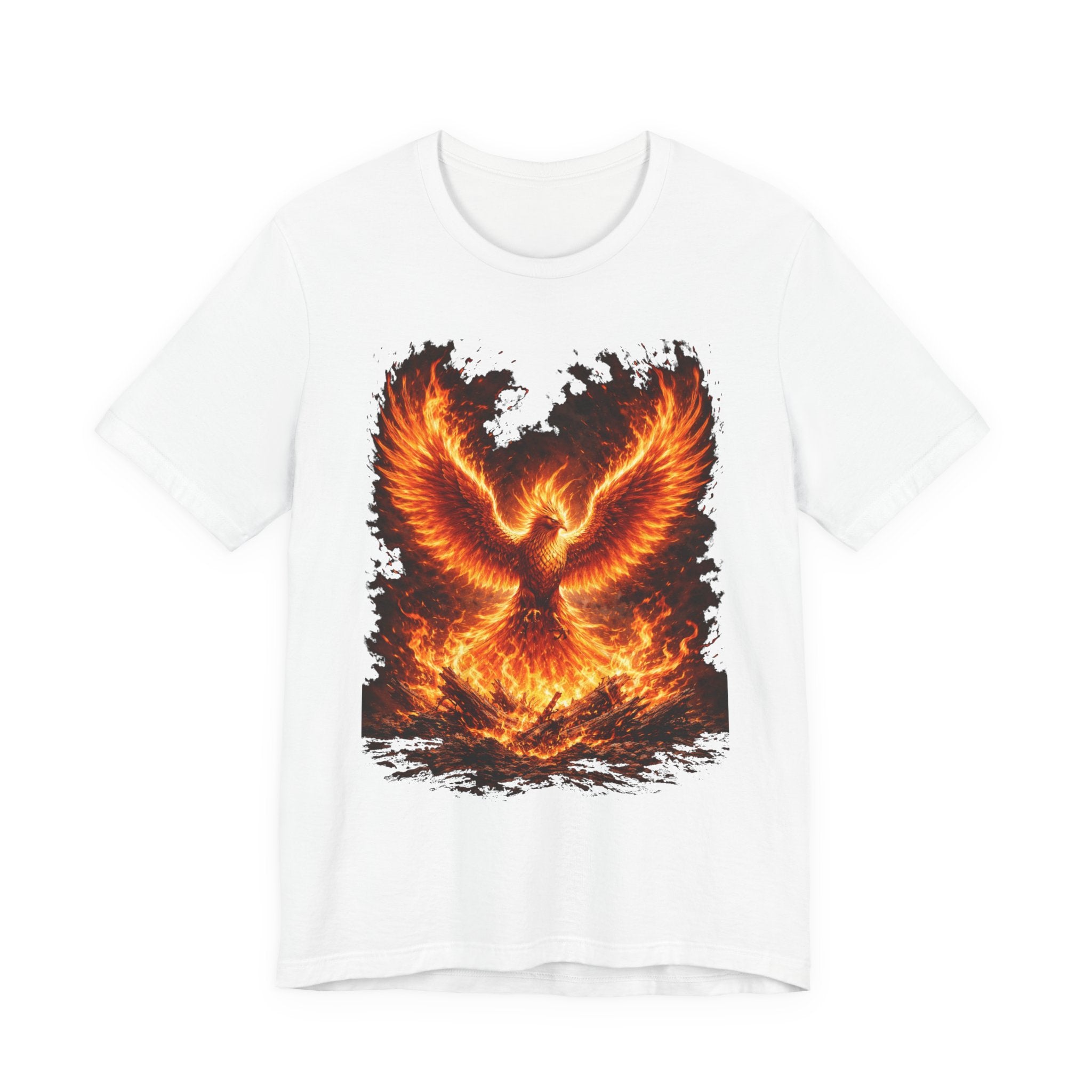 Phoenix Fire Graphic Tee — Rising Flame Mythical Bird T-Shirt