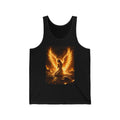 Fiery Angel Wings Tank Top — Flaming Angel Graphic Tank