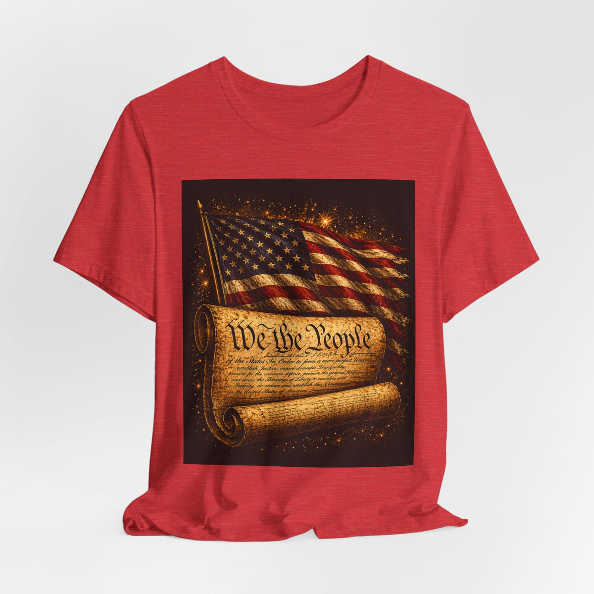 Patriotic "We the People" Constitution T-Shirt — American Flag Independence Day Tee