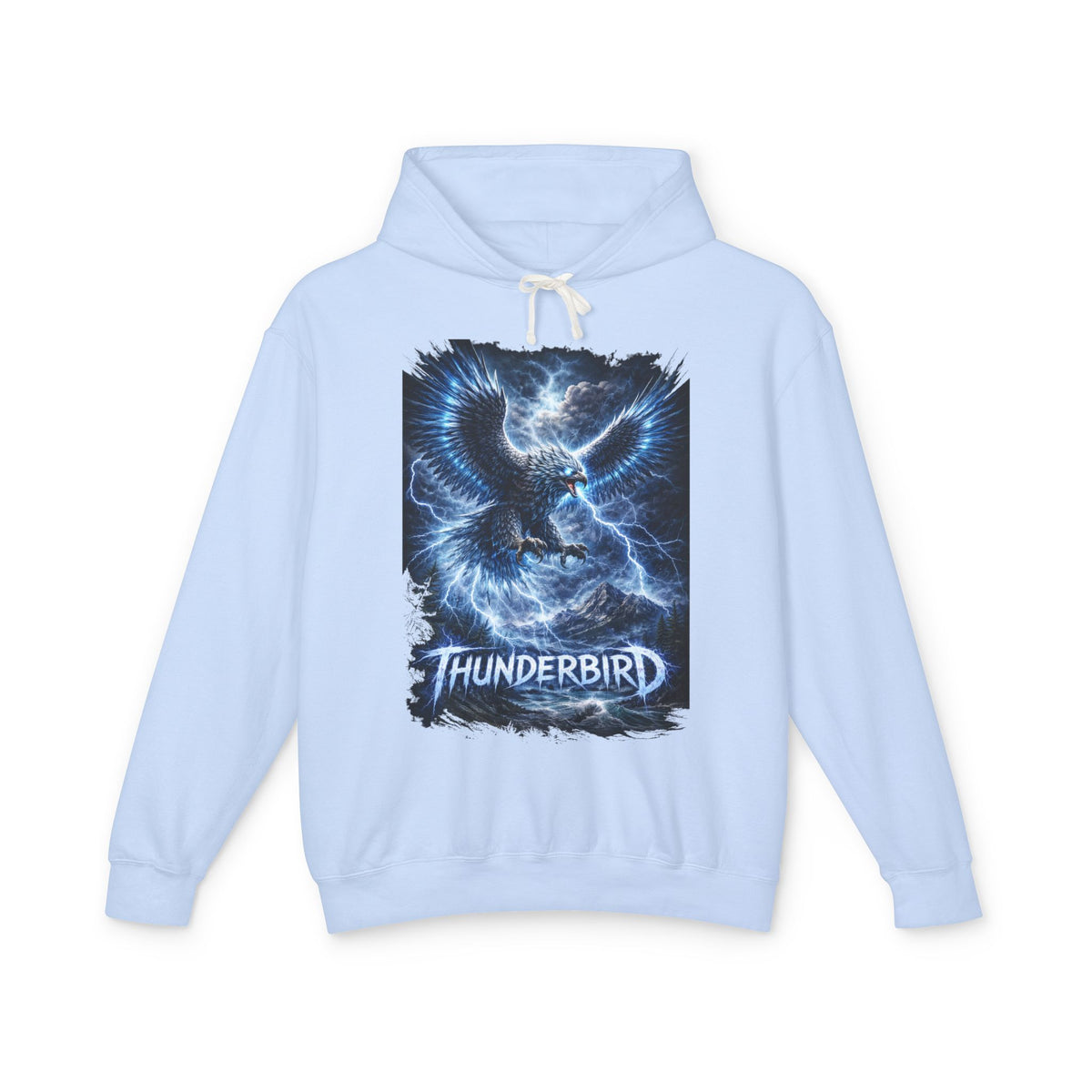 Thunderbird Lightning Hoodie — Electric Eagle Graphic Sweatshirt