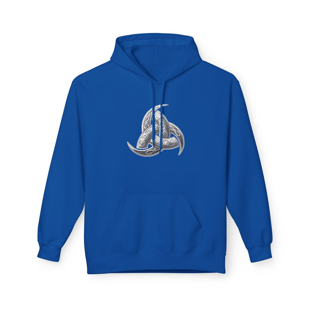 Viking Triple Horns Hoodie — Norse Valknut Knot Graphic Pullover