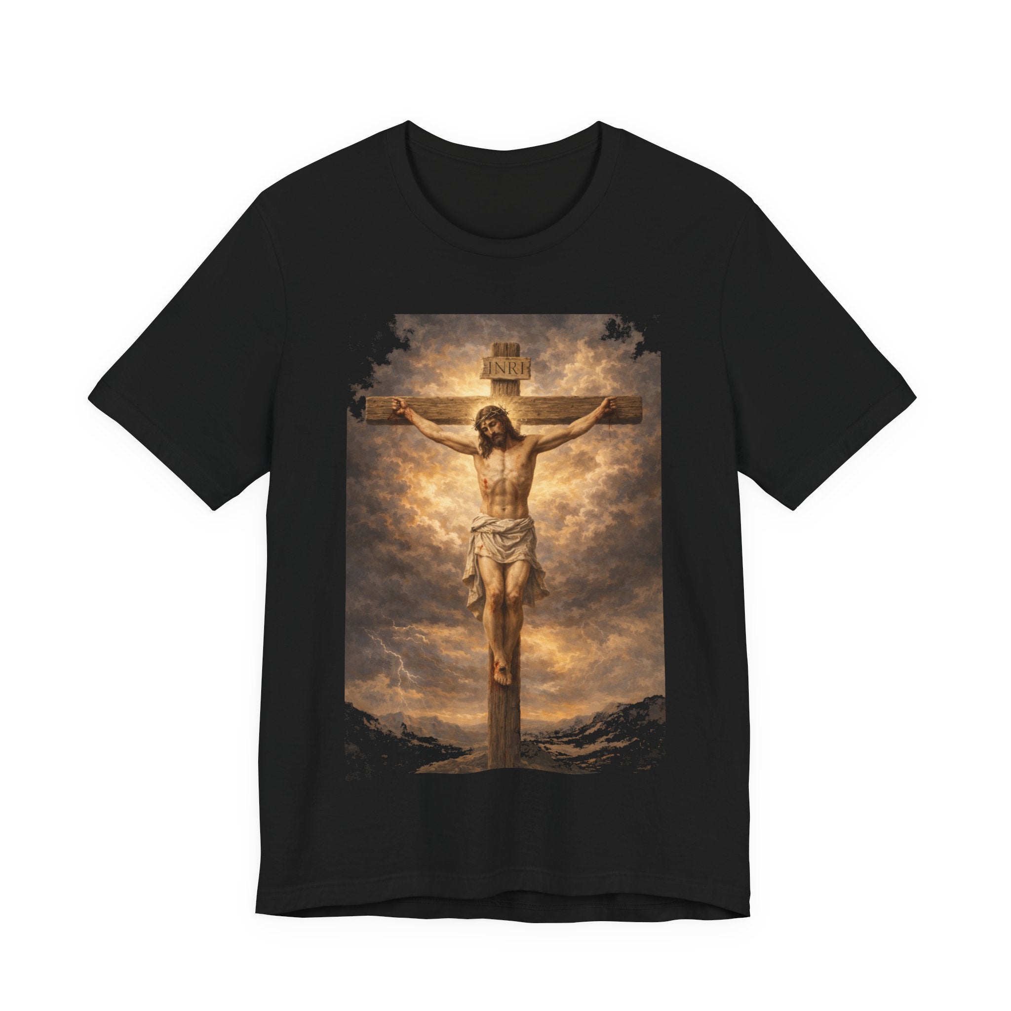 Crucifixion Jesus T‑Shirt — 3:16 Religious Christian Graphic Tee for Easter & Faith
