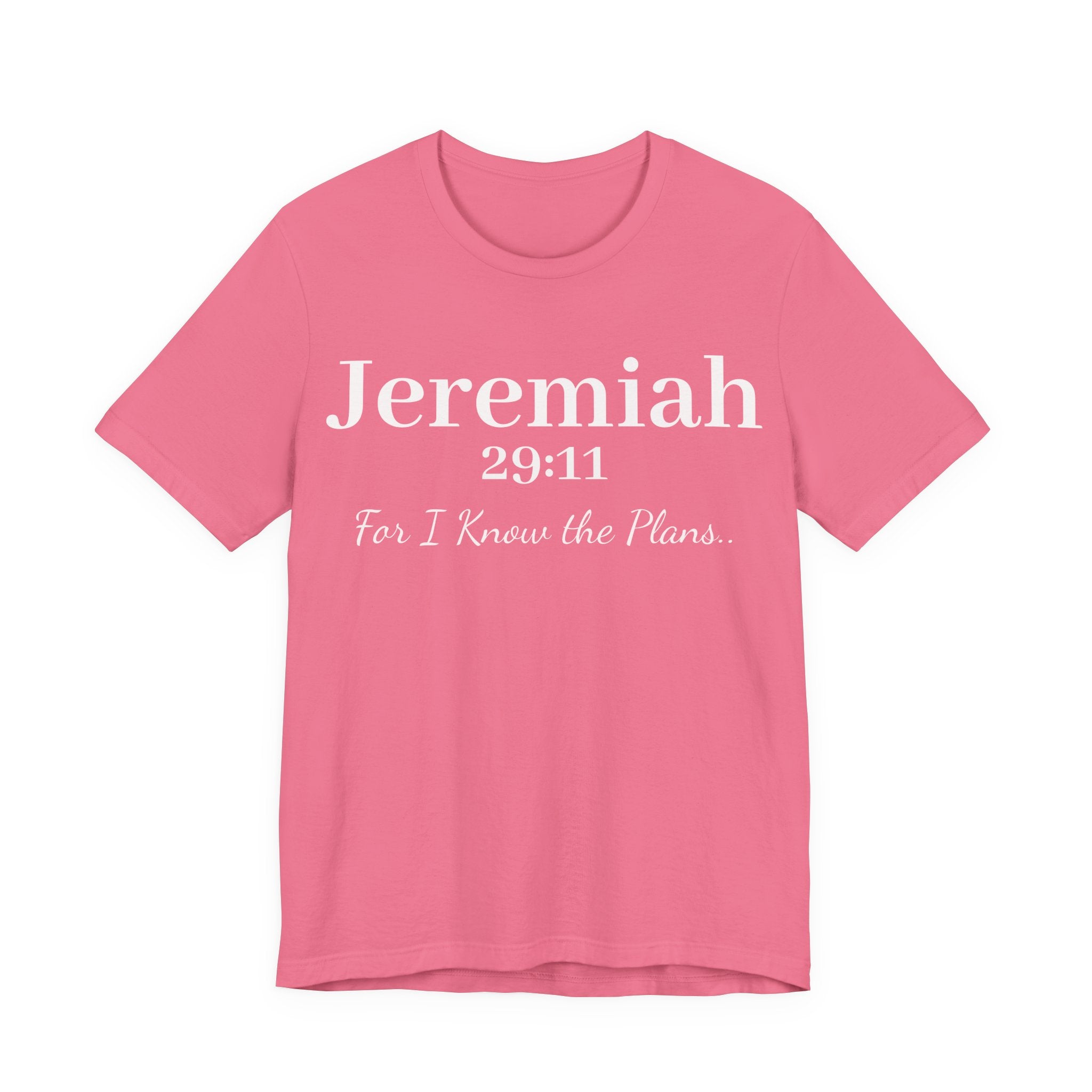 Jeremiah 29:11 Inspirational Bible Verse T‑Shirt — Faith Christian Tee