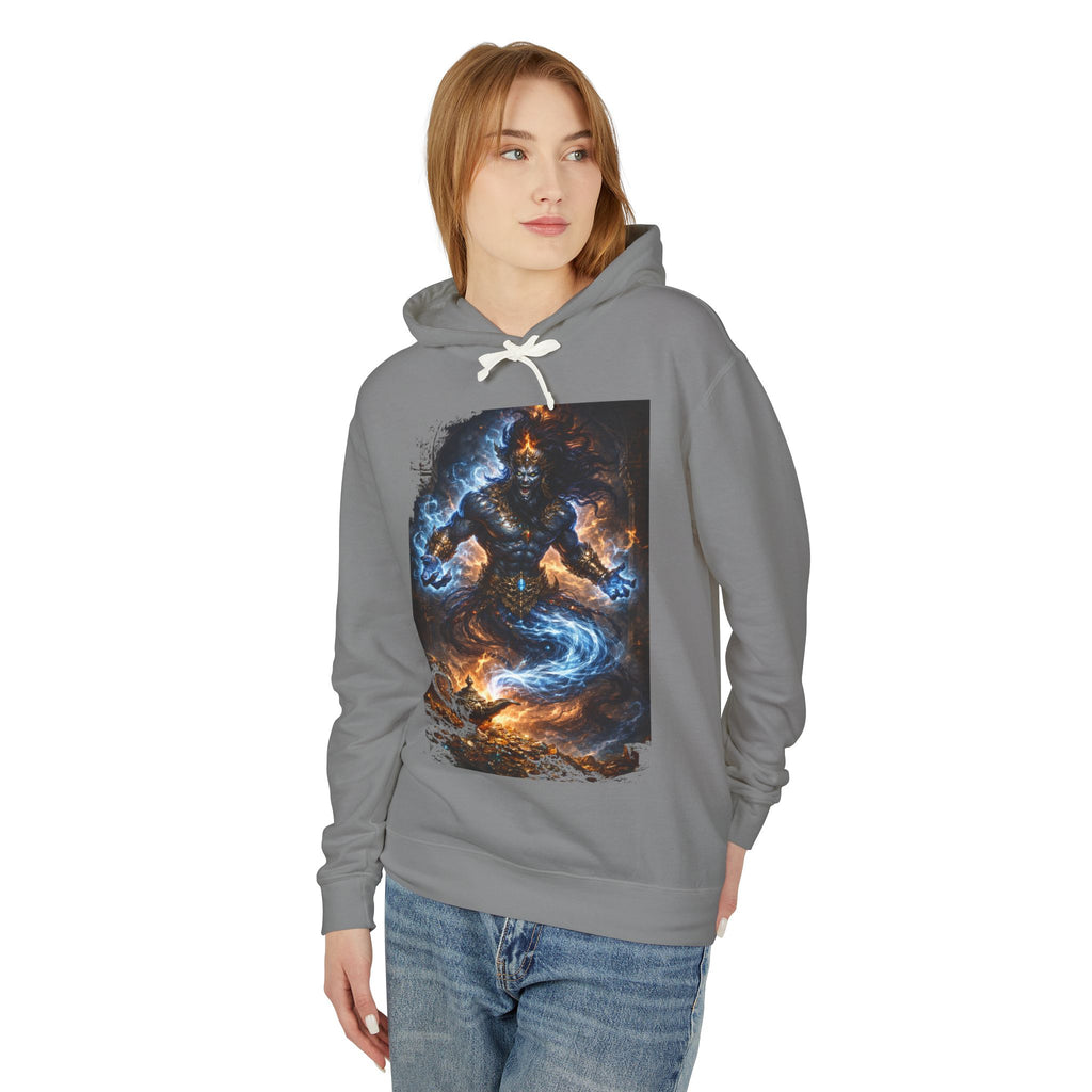 Jinn Hoodie — Mystic Fire & Water Fantasy Sweatshirt
