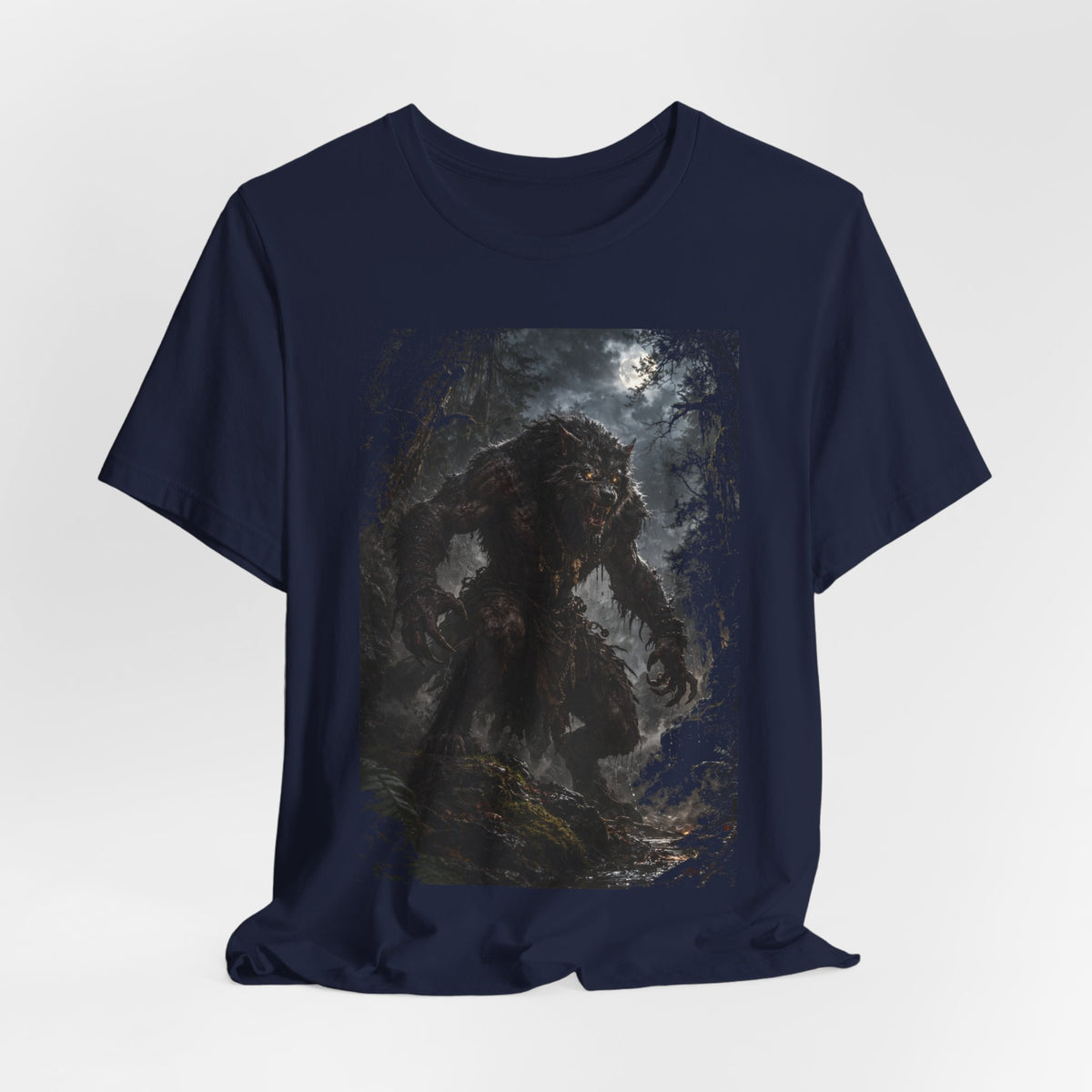 Were wolf in Dark Forest -A Mythocal Monster from the past! Graphic Tee