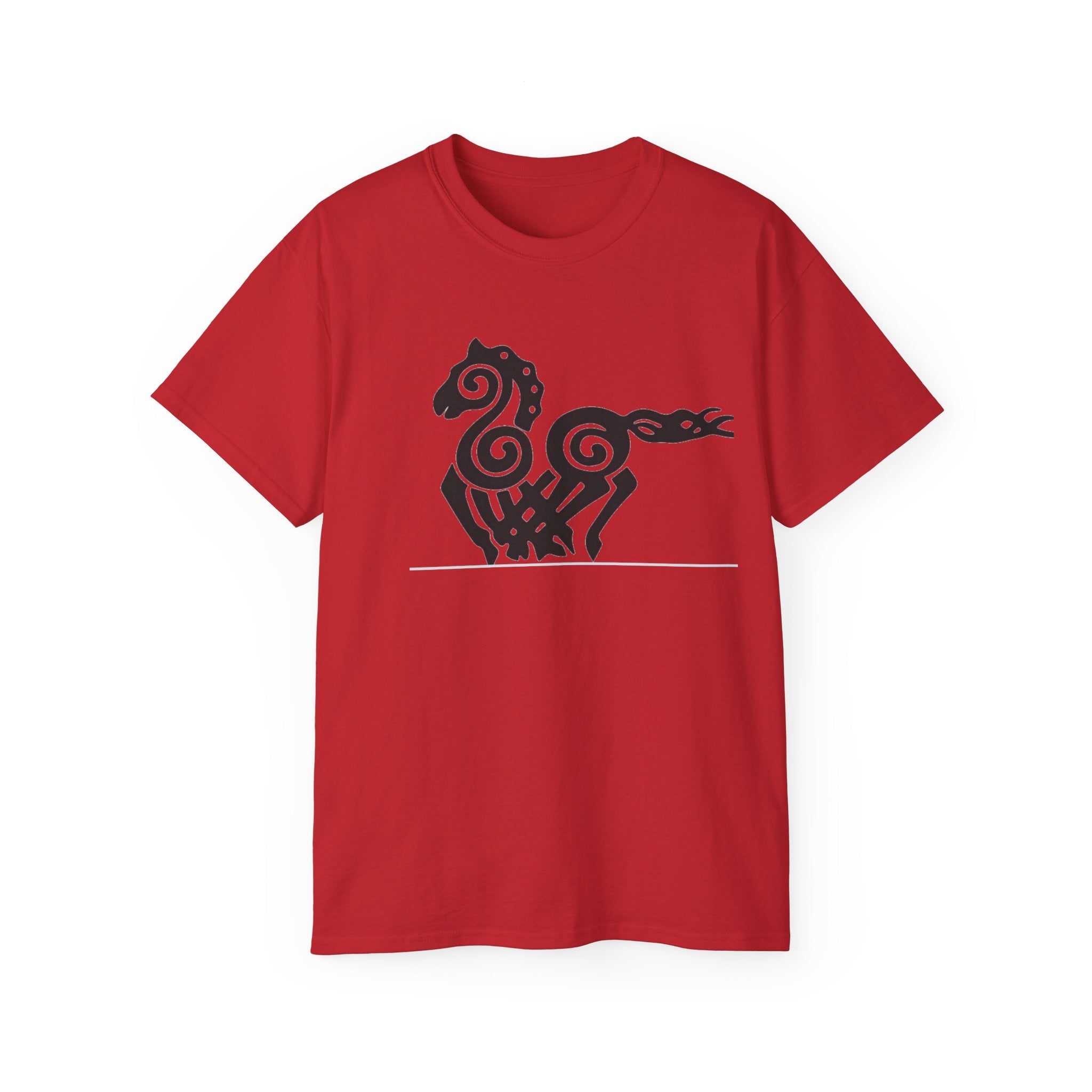 Sleipnir – Odin’s Eight-Legged Horse — Norse Mythic Stallion CottonT-Shirt