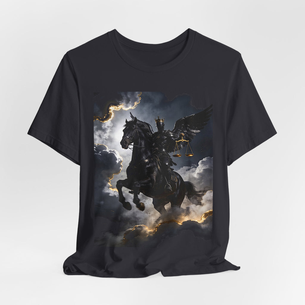 The black horse from Revelation 6:5-6 One of four T-shirt