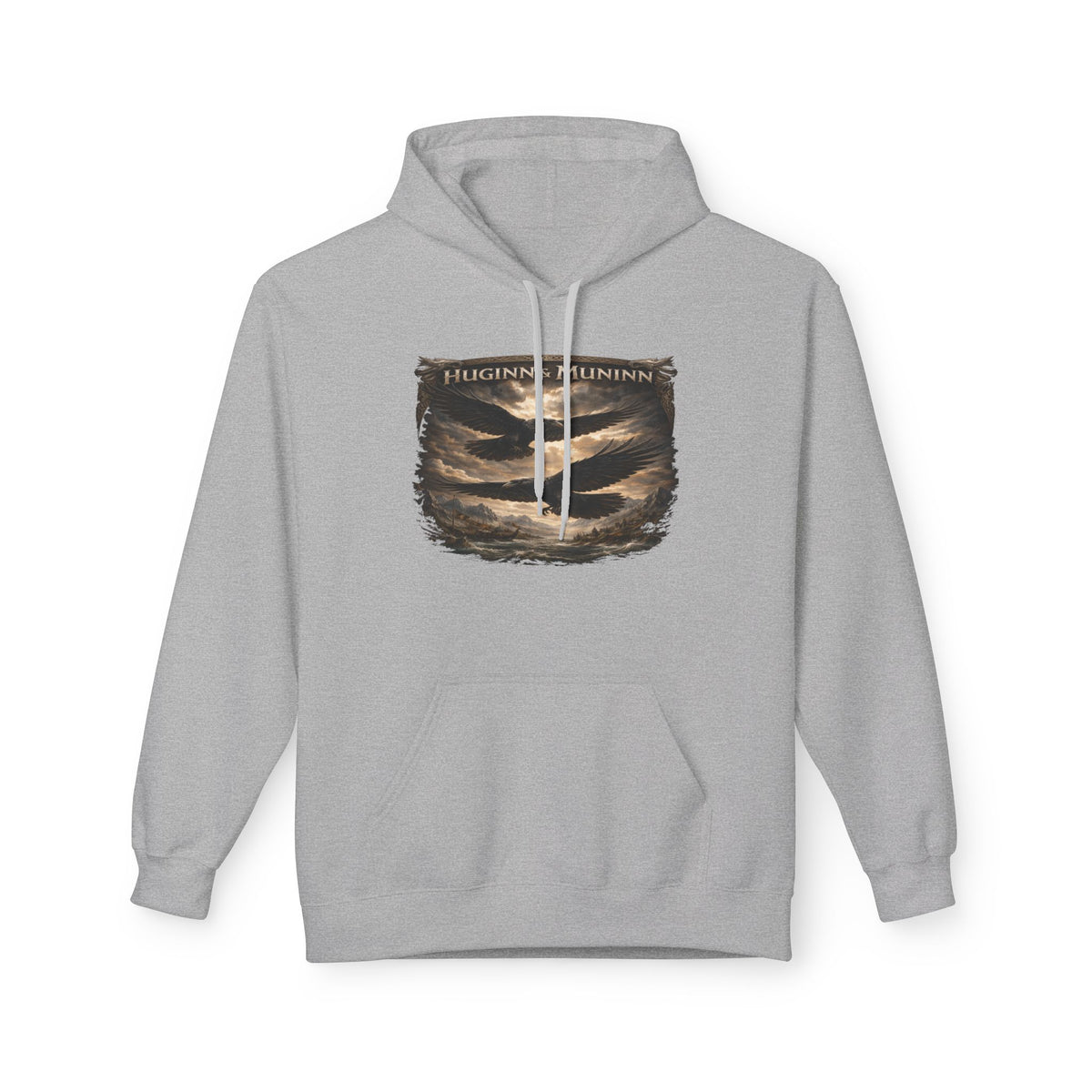 Huginn and Muninn – The Twin Ravens of Odin -cotton Pullover