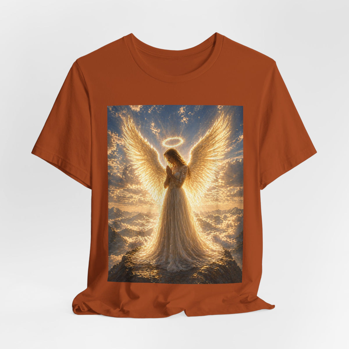 Angle praying Unisex Jersey Short Sleeve Tee