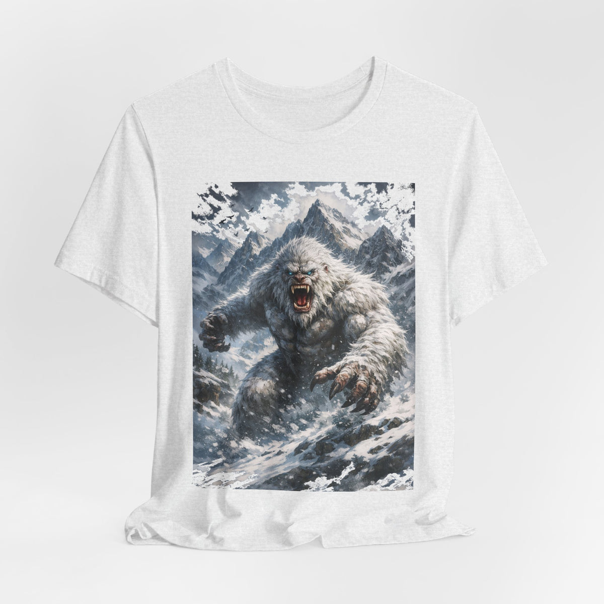Yeti Monster Tee — Snowy Mountain Sasquatch Graphic T-Shirt
