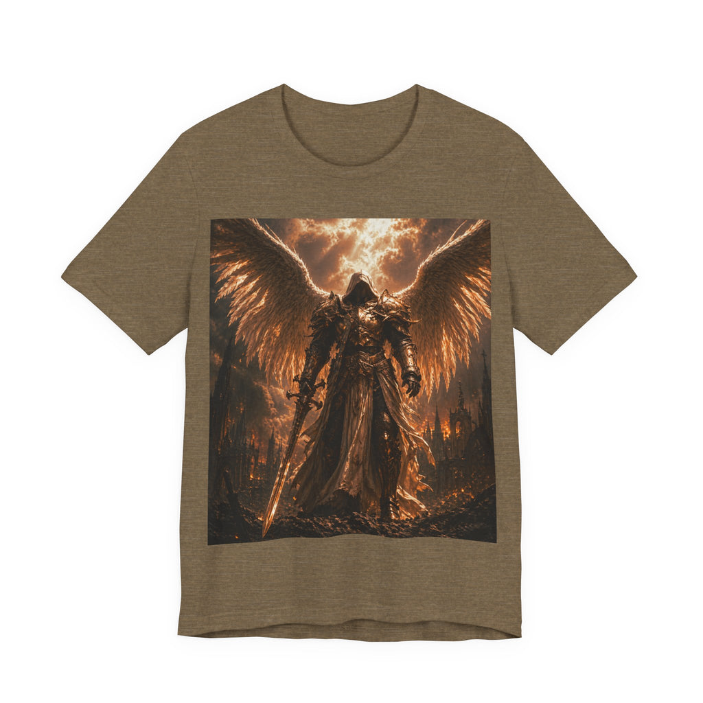 Guaredain Angle -Unisex Jersey Short Sleeve Tee -Warrior of God