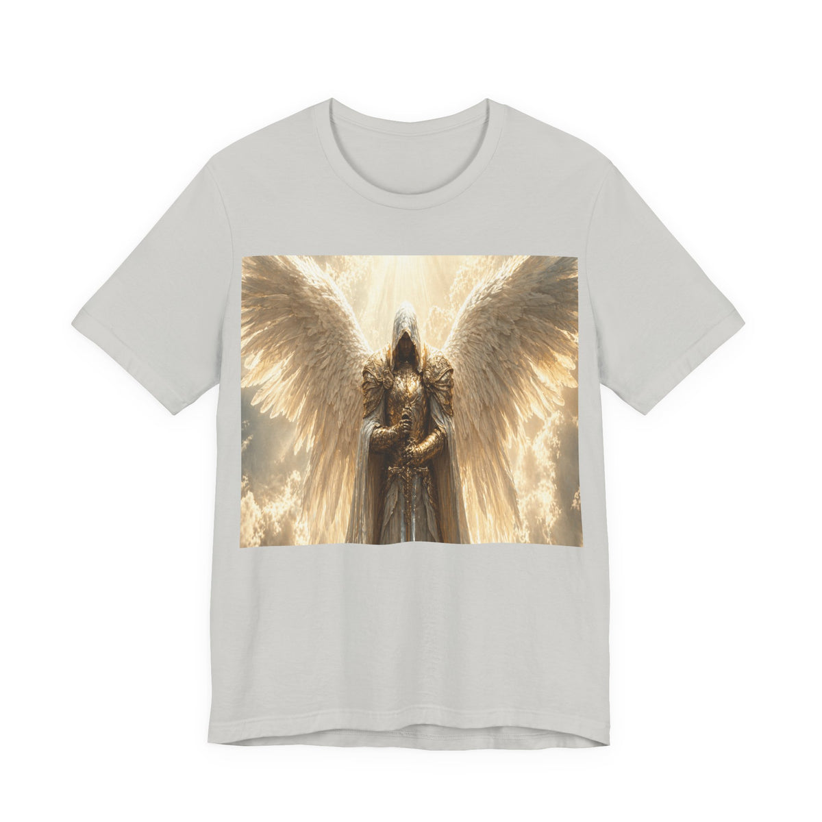 Guardian Angel Graphic Tee — Golden Archangel Design