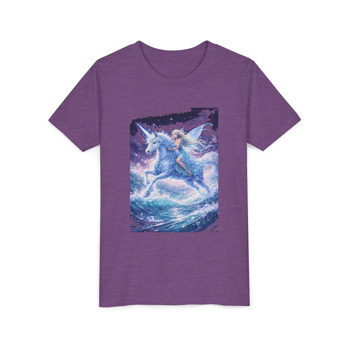 Youth Tee — Magical Unicorn Rider Fantasy Shirt
