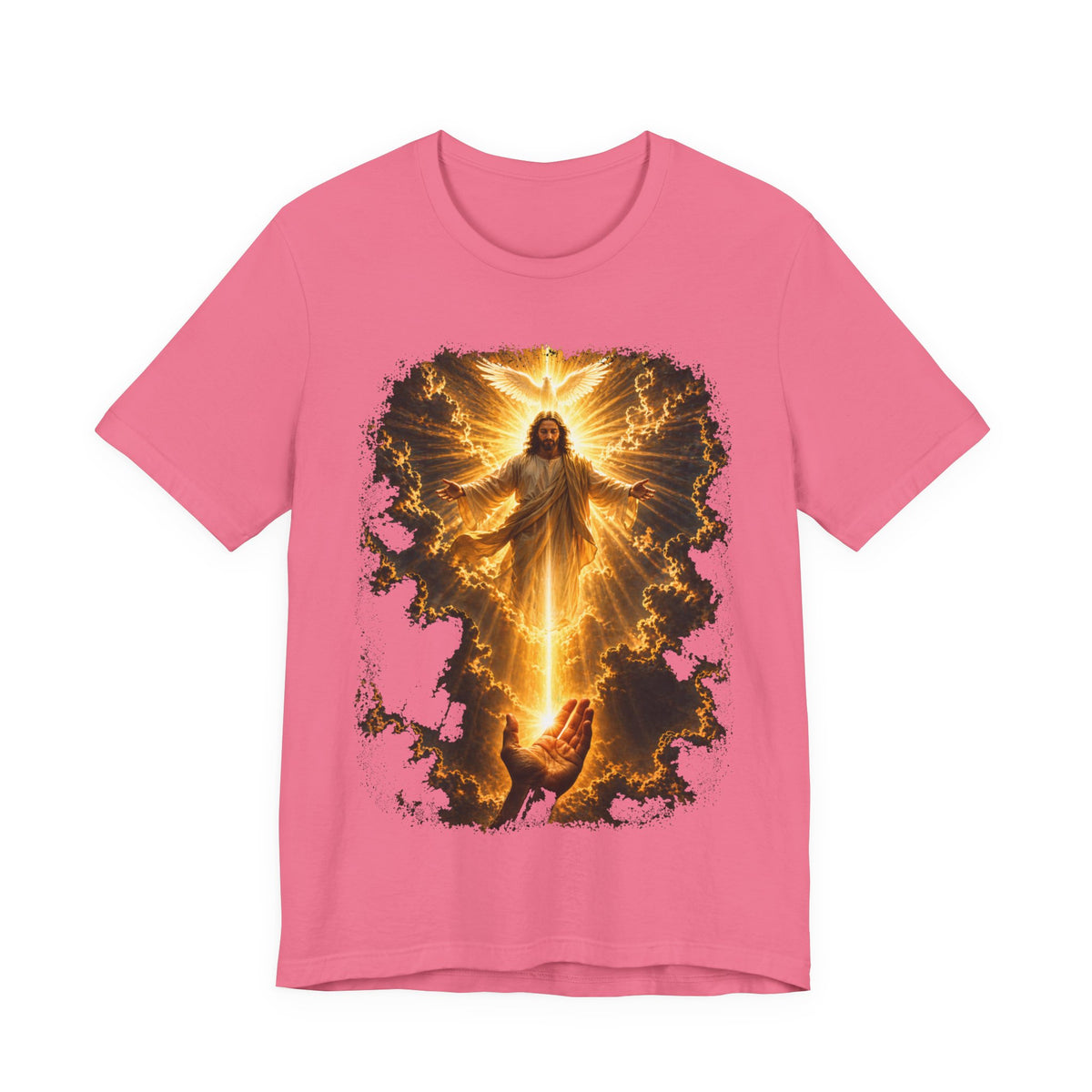 Jesus Ascension Tee — Radiant Resurrection Christian T‑Shirt