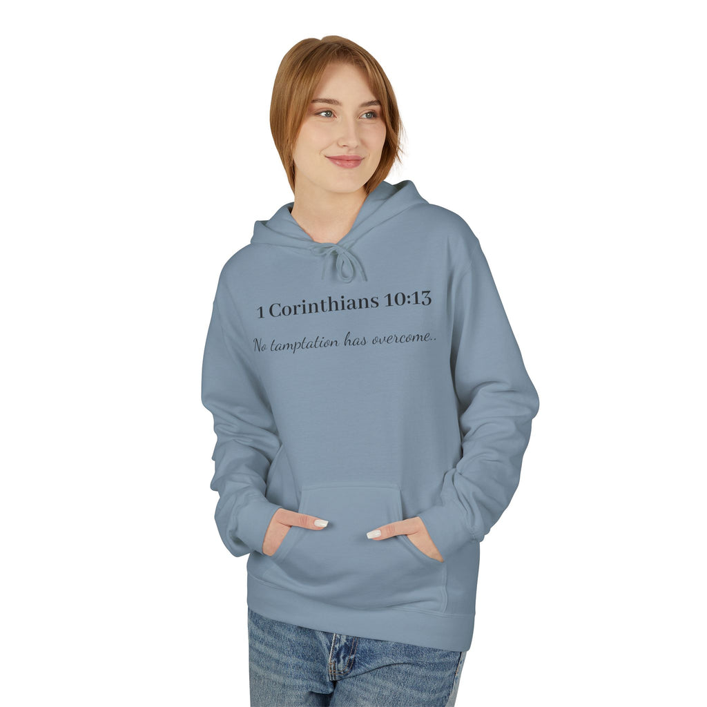 1 Corinthians 10:13 "No Temptation Has Overtaken" Christian Faith Pullover
