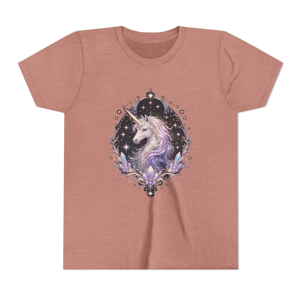 Youth Unicorn Tee — Magical Sparkle Design for Kids