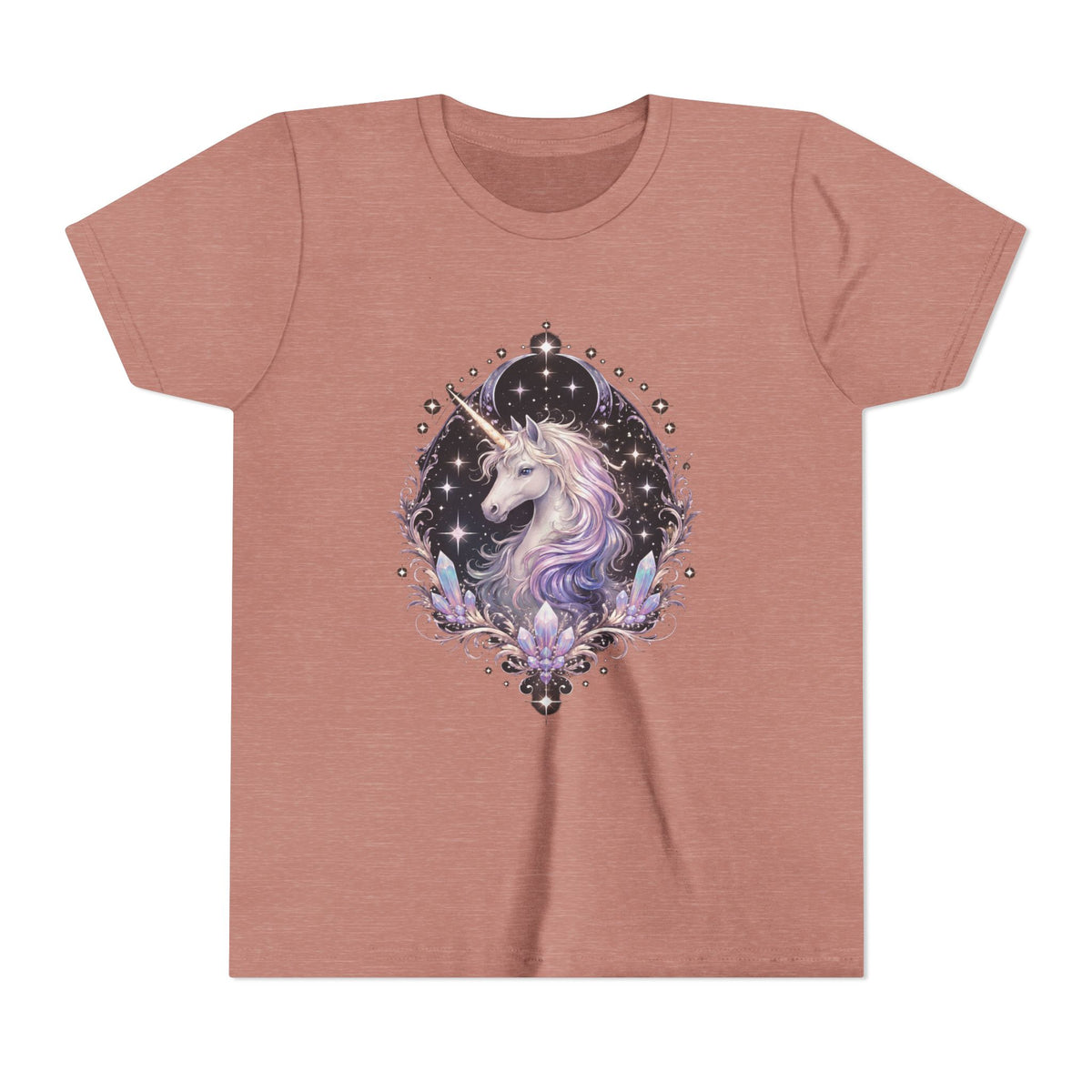 Youth Unicorn Tee — Magical Sparkle Design for Kids
