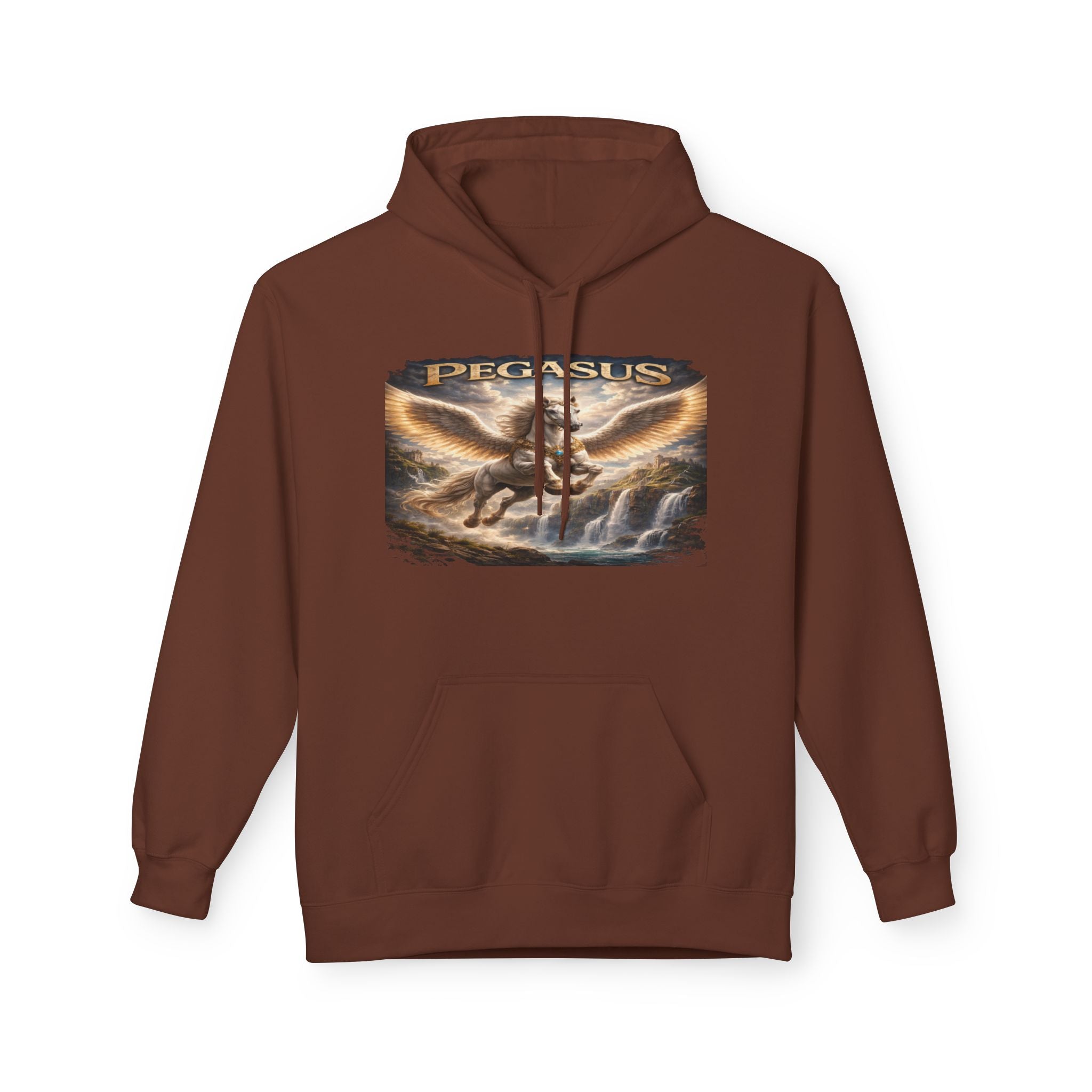 Pegasus Mythical Horse Hoodie — Vintage Winged Steed Graphic Sweatshirt