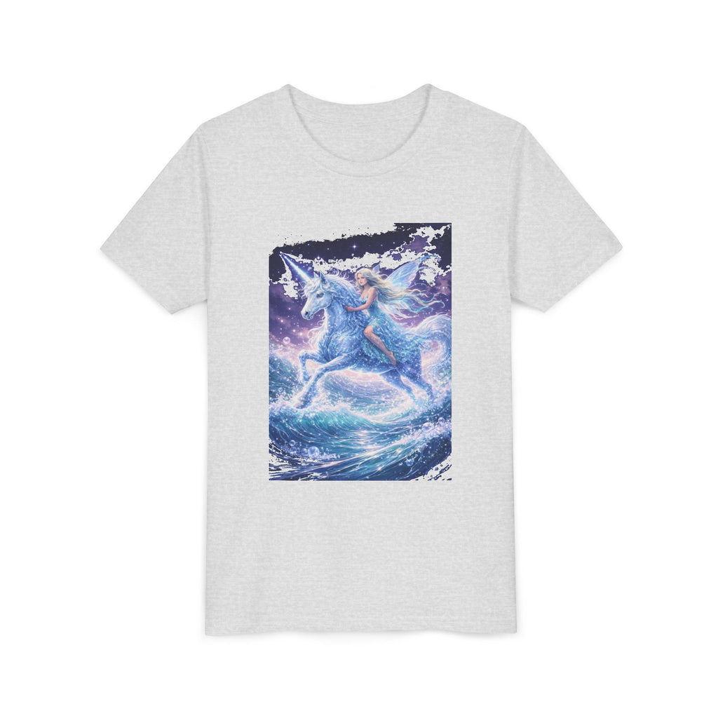 Youth Tee — Magical Unicorn Rider Fantasy Shirt