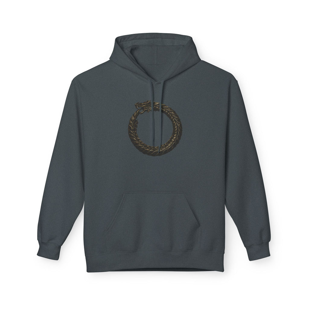 The Serpent – Jörmungandr- Hoodie — Minimal Mythic Graphic Pullover