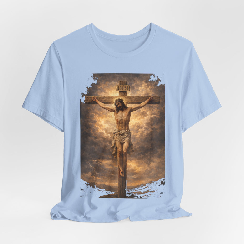 Crucifixion Jesus T‑Shirt — 3:16 Religious Christian Graphic Tee for Easter & Faith